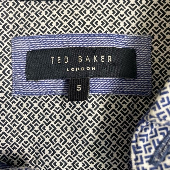 Ted Baker London Men’s short sleeve blue polo size 5. EXCELLENT used condition! - Picture 5 of 10
